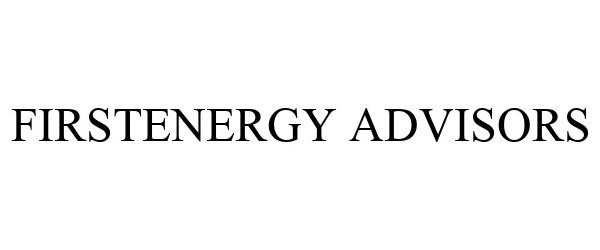  FIRSTENERGY ADVISORS