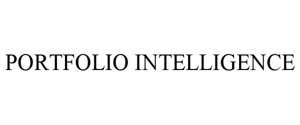  PORTFOLIO INTELLIGENCE