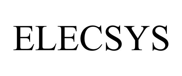 Trademark Logo ELECSYS