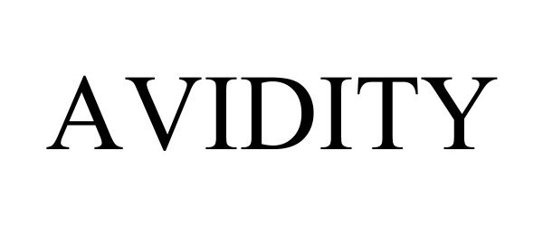 Trademark Logo AVIDITY