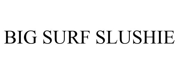 Trademark Logo BIG SURF SLUSHIE