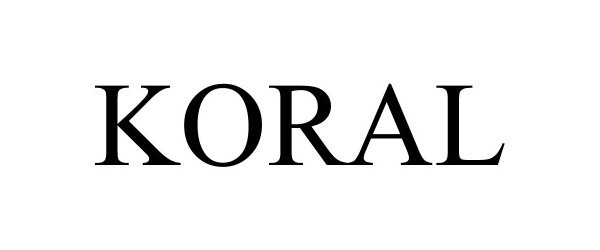Trademark Logo KORAL