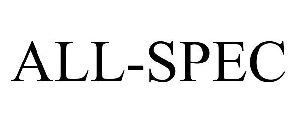 Trademark Logo ALL-SPEC