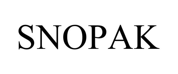 Trademark Logo SNOPAK