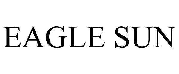 Trademark Logo EAGLE SUN