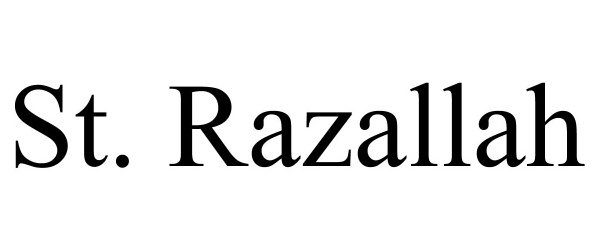 Trademark Logo ST. RAZALLAH