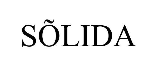 Trademark Logo SÕLIDA