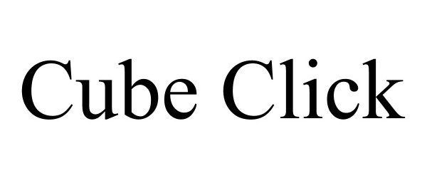 Trademark Logo CUBE CLICK