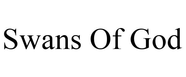 Trademark Logo SWANS OF GOD