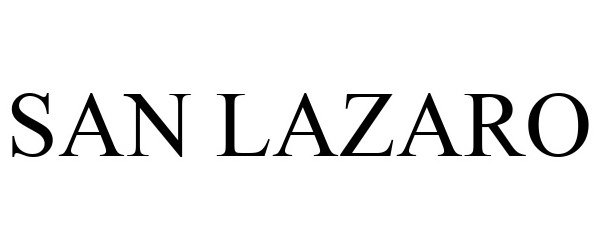 Trademark Logo SAN LAZARO