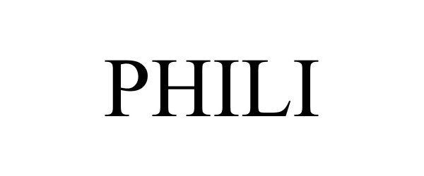 Trademark Logo PHILI