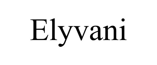 Trademark Logo ELYVANI
