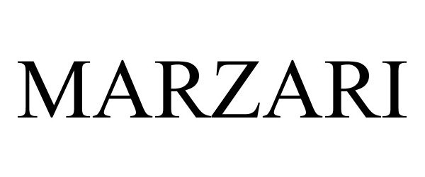 Trademark Logo MARZARI