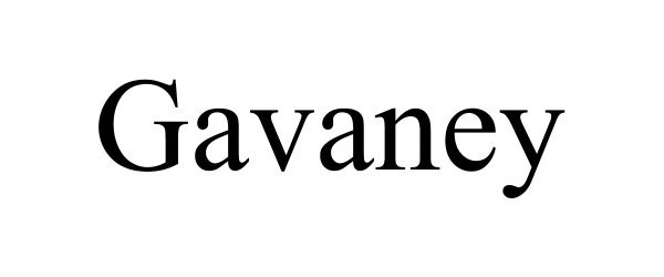 Trademark Logo GAVANEY