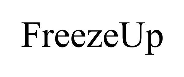 Trademark Logo FREEZEUP