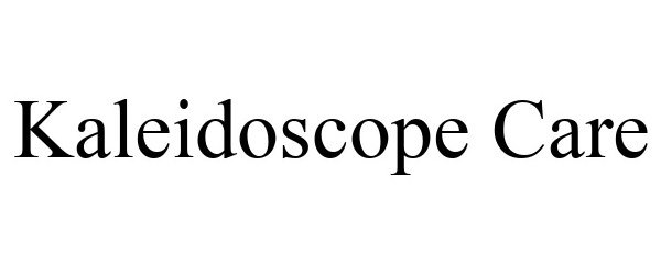 Trademark Logo KALEIDOSCOPE CARE