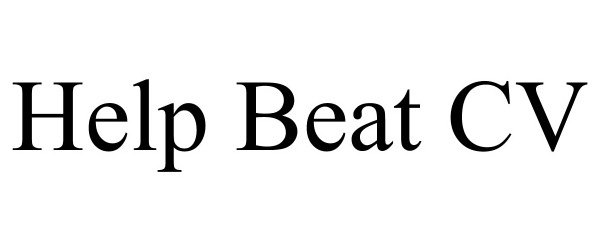 Trademark Logo HELP BEAT CV