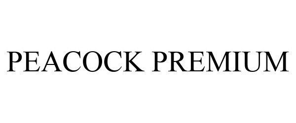 Trademark Logo PEACOCK PREMIUM