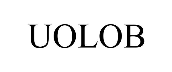 Trademark Logo UOLOB