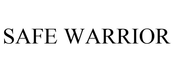 Trademark Logo SAFE WARRIOR