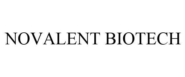 Trademark Logo NOVALENT BIOTECH