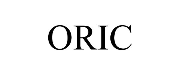 Trademark Logo ORIC