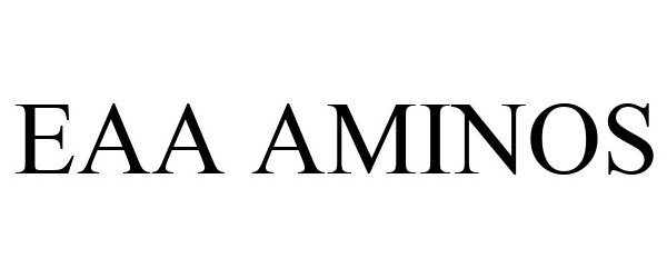 Trademark Logo EAA AMINOS