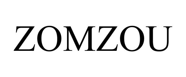 Trademark Logo ZOMZOU