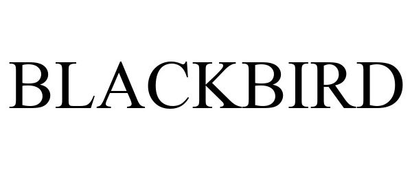 Trademark Logo BLACKBIRD