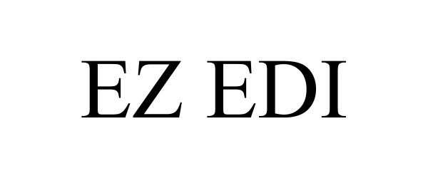 Trademark Logo EZ EDI