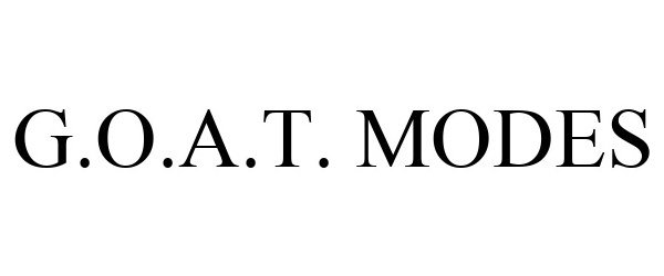 Trademark Logo G.O.A.T. MODES
