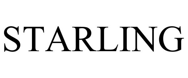 Trademark Logo STARLING