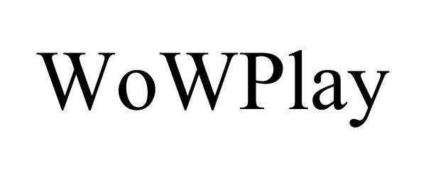 Trademark Logo WOWPLAY