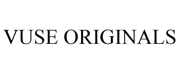 Trademark Logo VUSE ORIGINALS