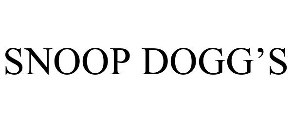 Trademark Logo SNOOP DOGG'S