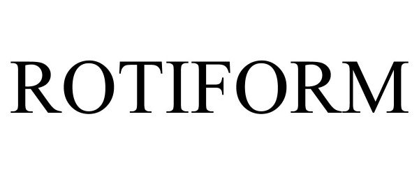 Trademark Logo ROTIFORM