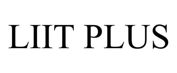 Trademark Logo LIIT PLUS