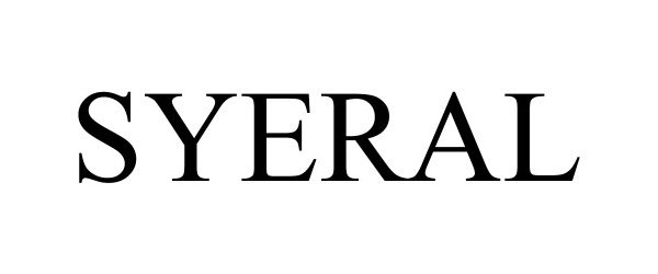 Trademark Logo SYERAL