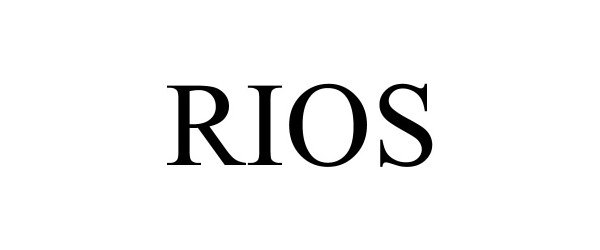 Trademark Logo RIOS