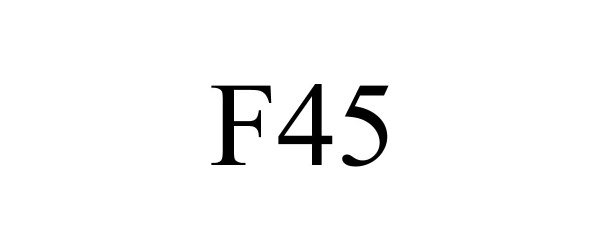 Trademark Logo F45