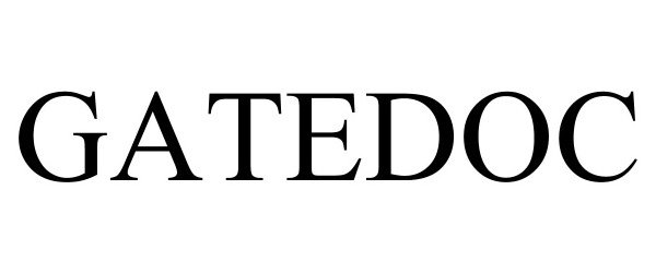 Trademark Logo GATEDOC