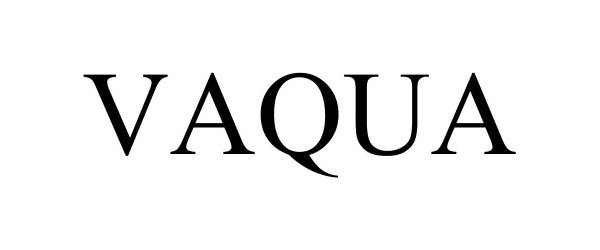 Trademark Logo VAQUA