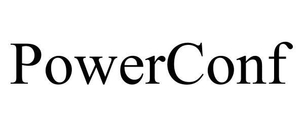 Trademark Logo POWERCONF