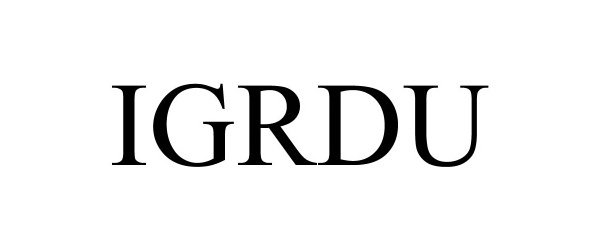  IGRDU