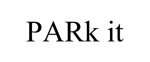 Trademark Logo PARK IT