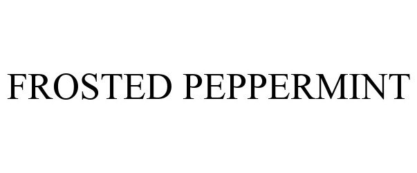 Trademark Logo FROSTED PEPPERMINT