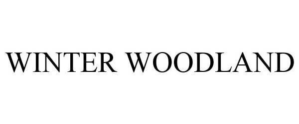 Trademark Logo WINTER WOODLAND