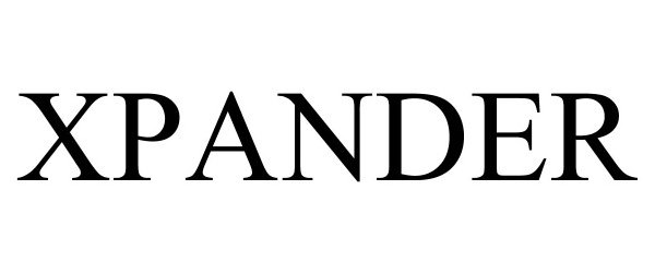 Trademark Logo XPANDER