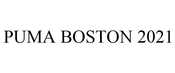 Trademark Logo PUMA BOSTON 2021
