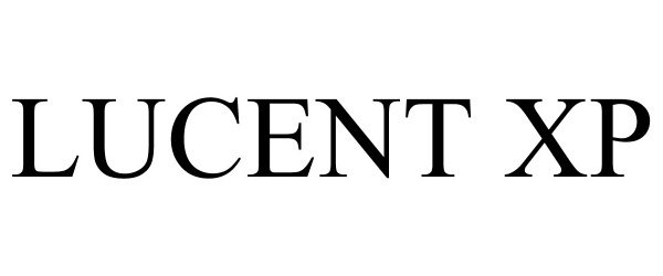 Trademark Logo LUCENT XP